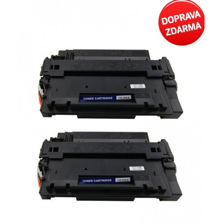 Výhodné balenie: 2x Premium kompatibilný laserový toner HP CE255A